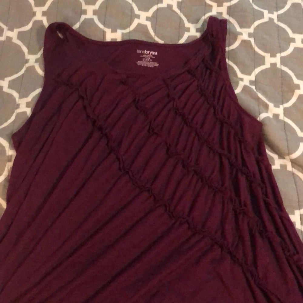 NWOT Lane Bryant asymmetrical tank, 14/16